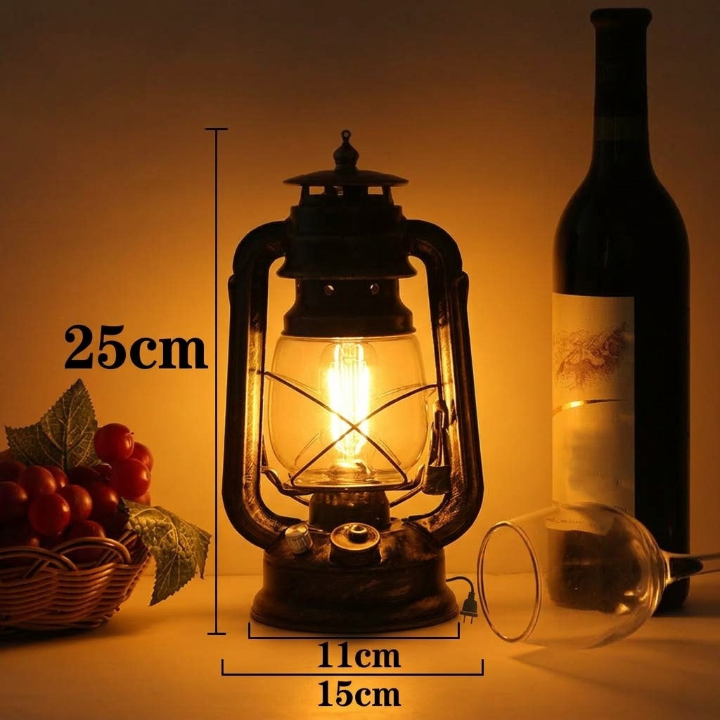 Retro Horse Lantern Outdoor Camping Kerosene Lamp