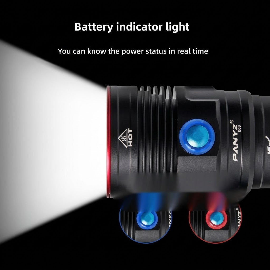 Flashlight Super Light Long-Range High Power Outdoor Camping Lantern