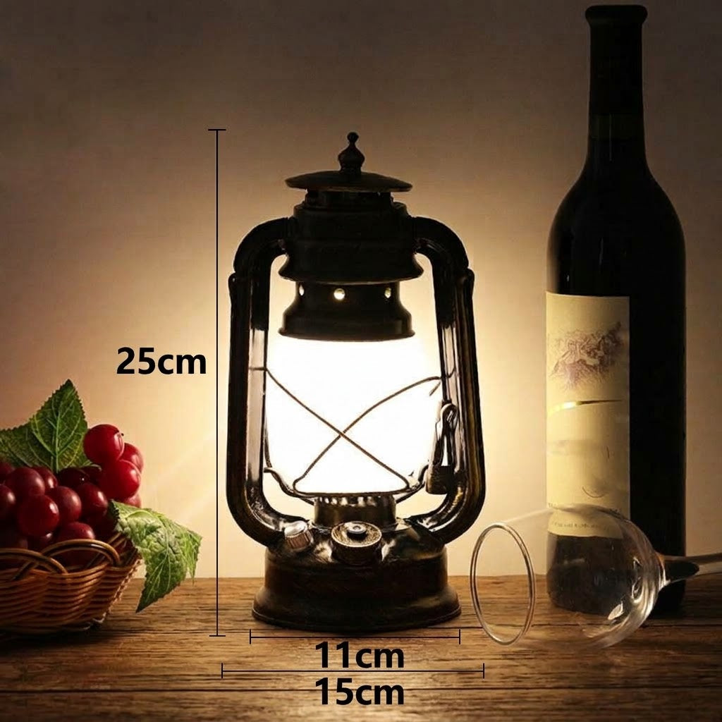 Retro Horse Lantern Outdoor Camping Kerosene Lamp