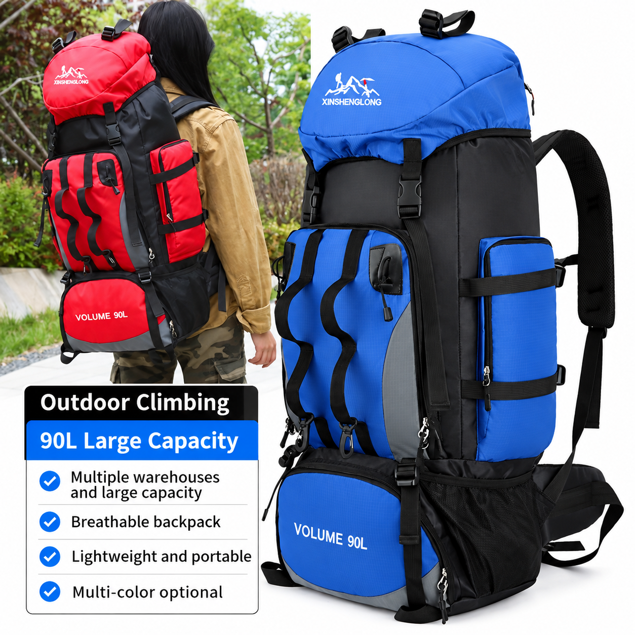Outdoor Hiking Hiking Backpack Men