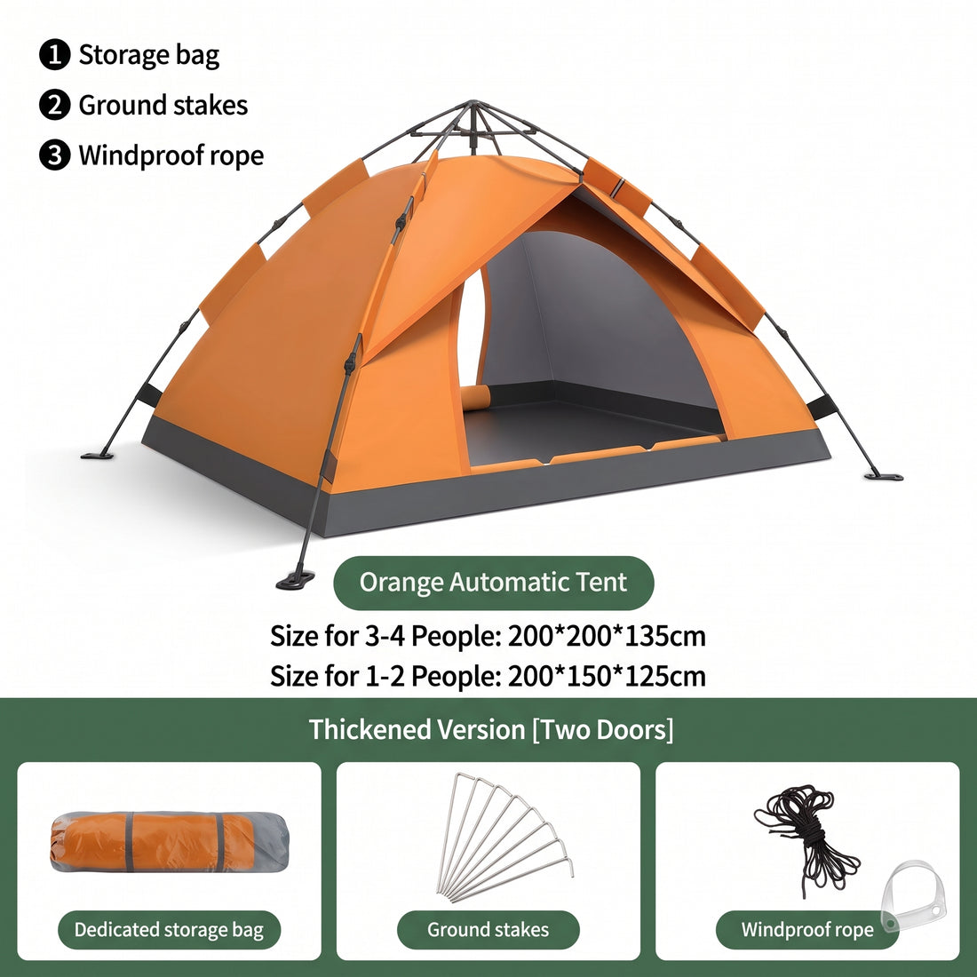 Outdoor Folding Tent, Portable Camping And Travel Tent