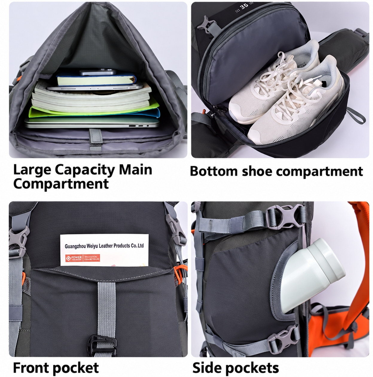 Hiking Backpack Outdoor Professional Large Capacity 35L